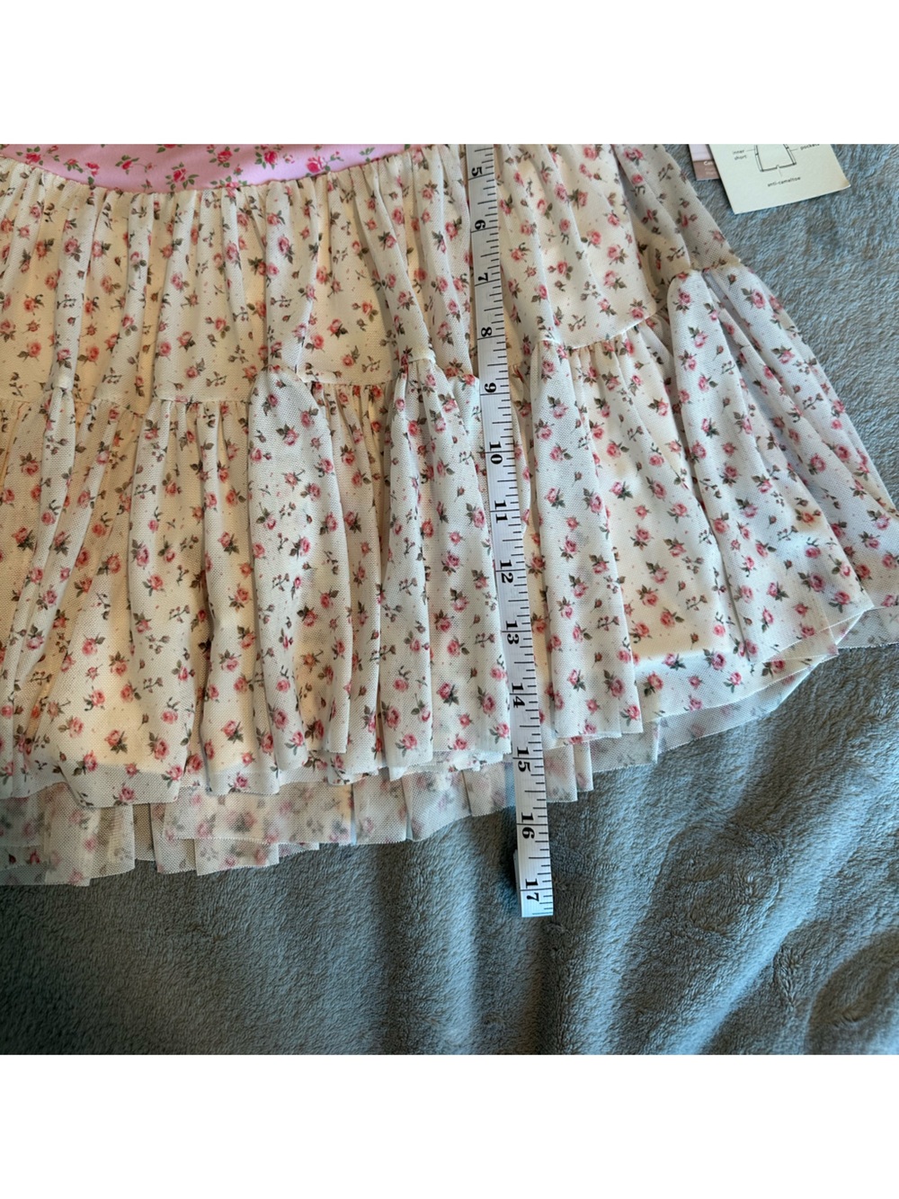 NWT Blogilates Ballerina Skort - Pink Floral Print - Picture 7 of 11